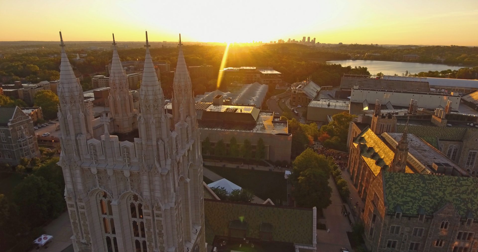 Gasson at sunrise