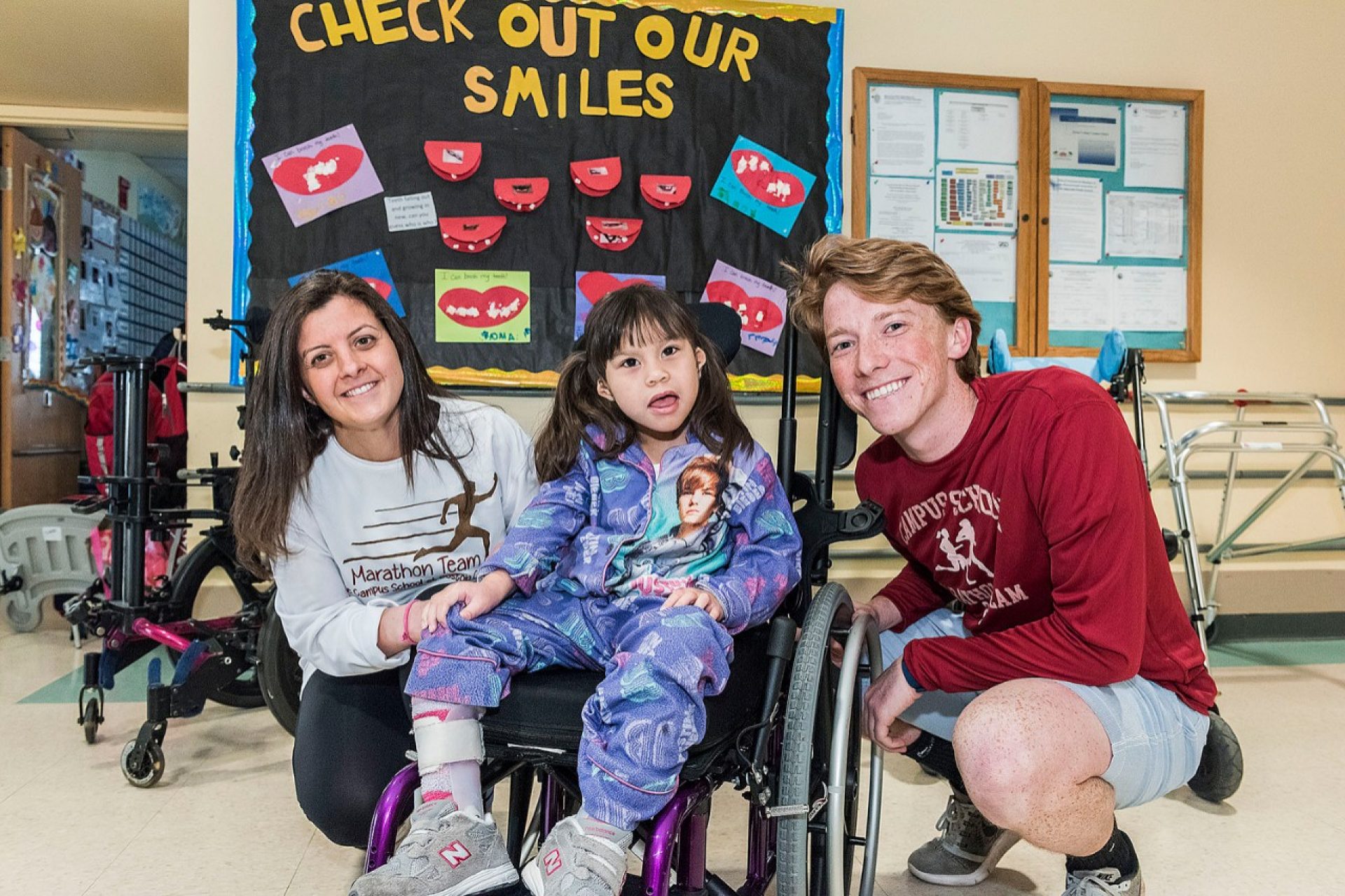 Sasha Greene and Sean Kane will run the BC Marathon for the Campus School