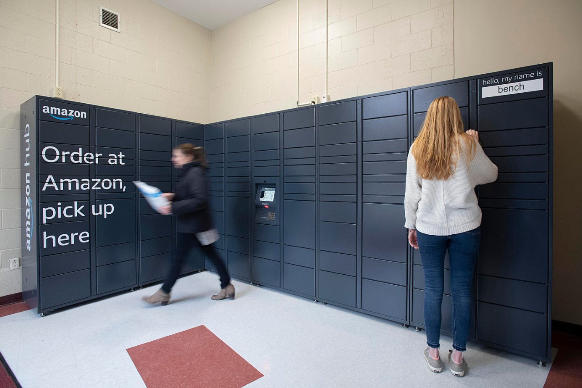 Amazon lockers at BC