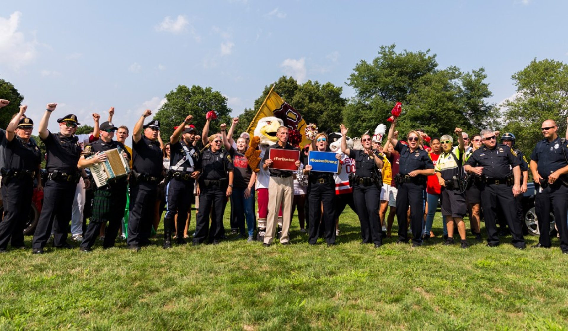 BCPD and BUPD officers square off in a lip sync battle