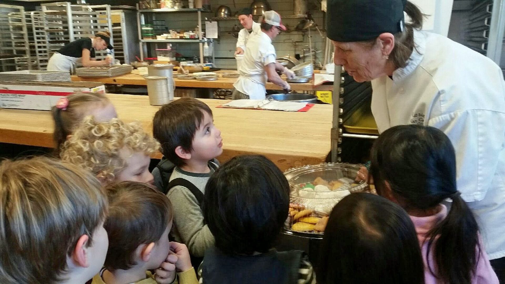 BC Children's Center tours the BC Bakery