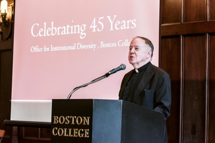 University President William P. Leahy, S.J.