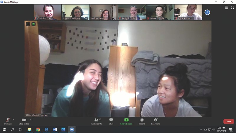 A screenshot of a zoom meeting