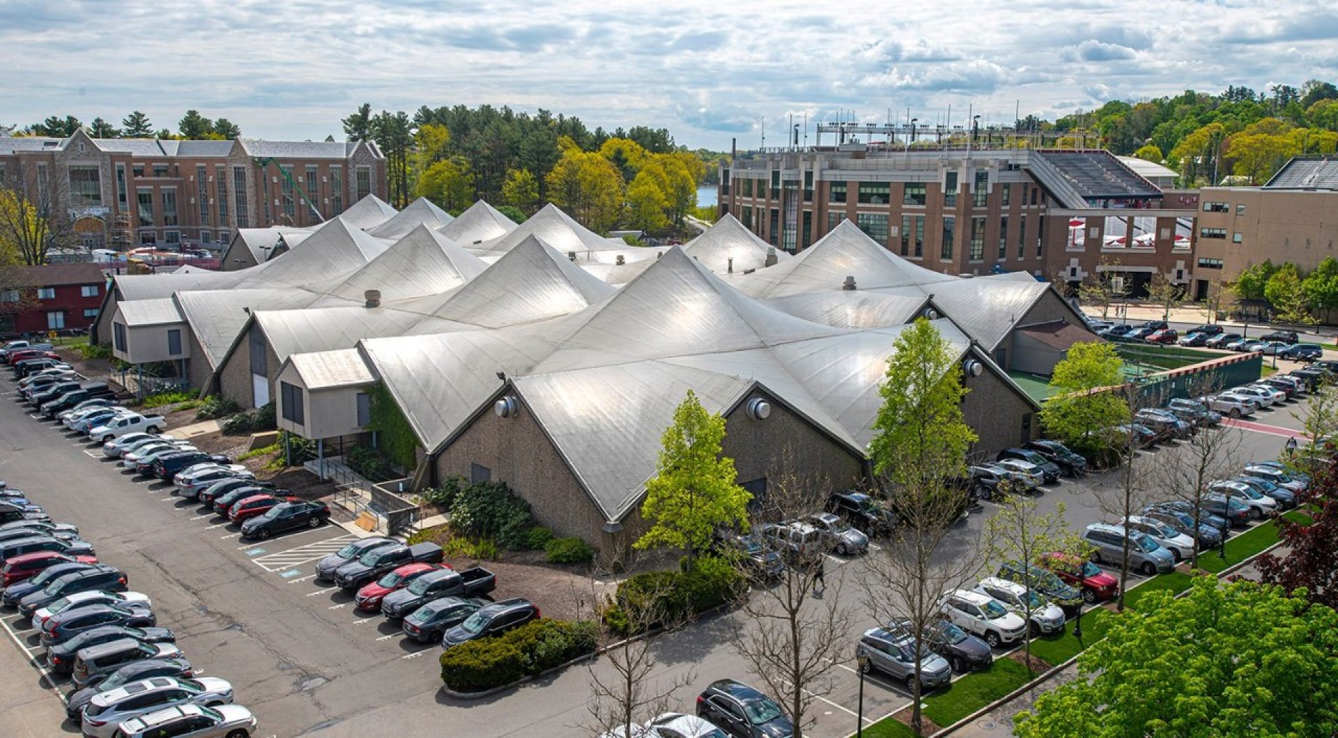 An aerial view of the Plex