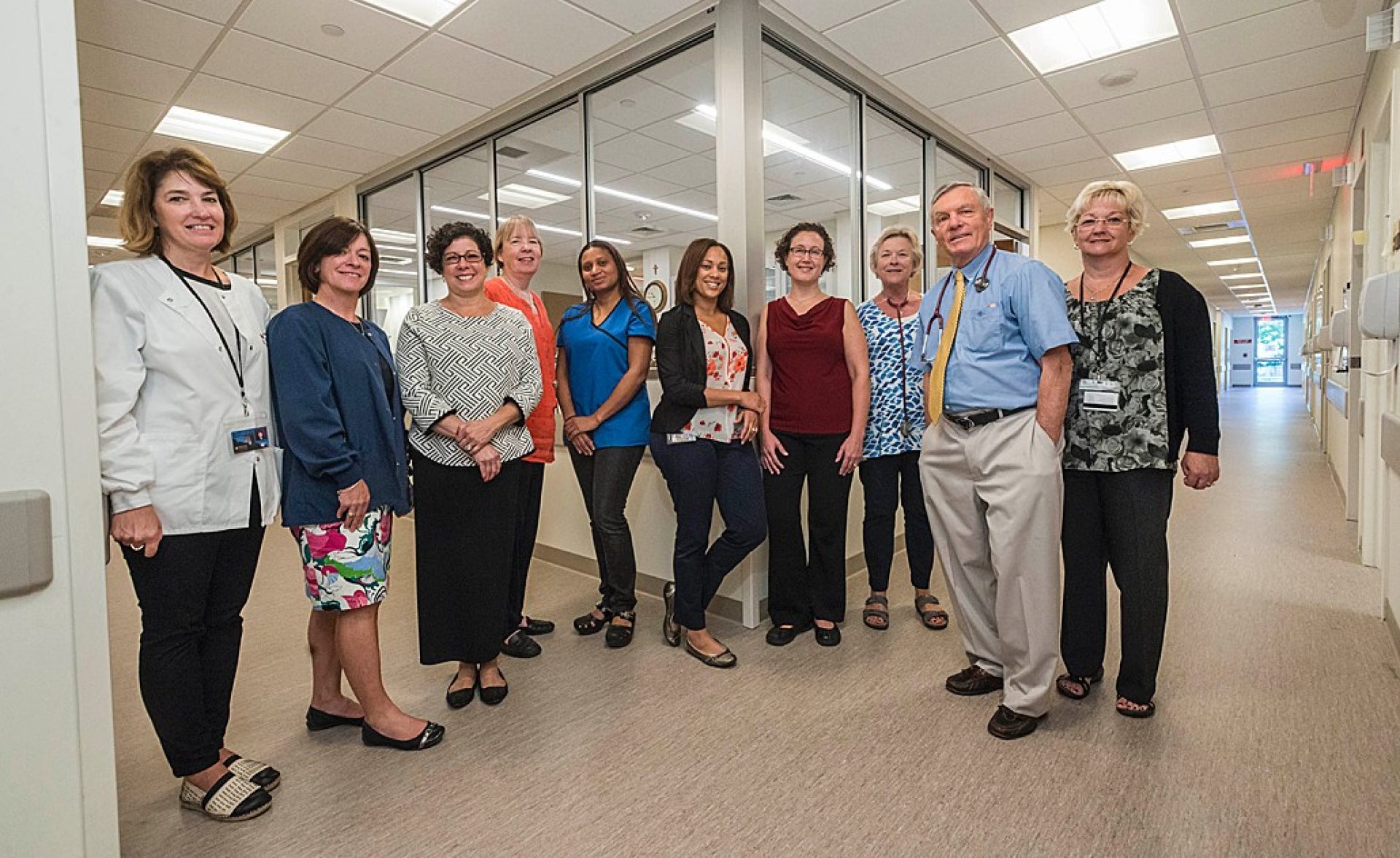 UHS staffers in their new space