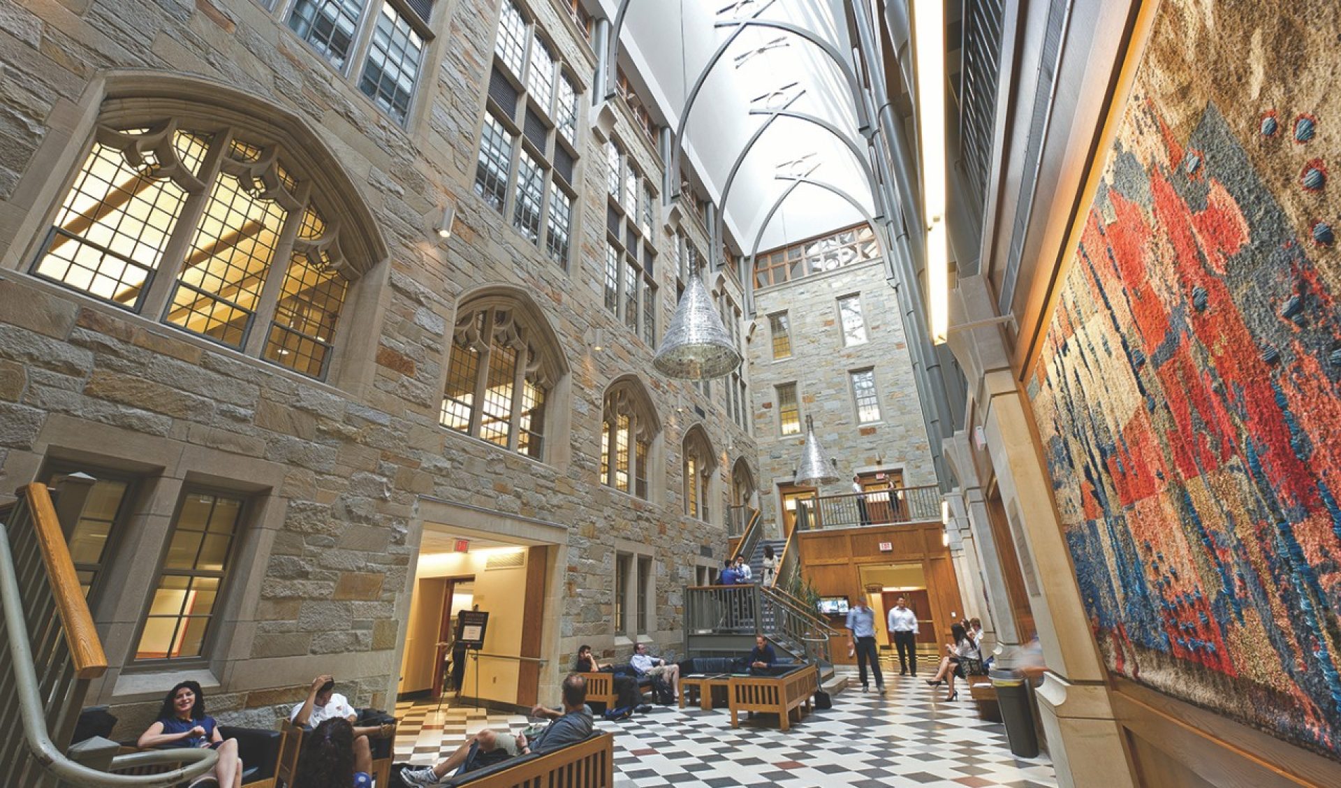 Fulton Hall atrium