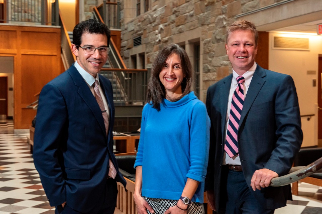 Carroll School's Ronnie Sadka, Stephanie Jernigan, and Ethan Sullivan