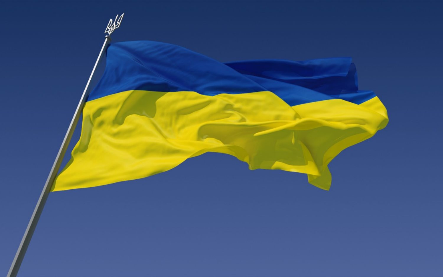 Flag of Ukraine (UP9, CC BY-SA 3.0 via Wikimedia Commons)