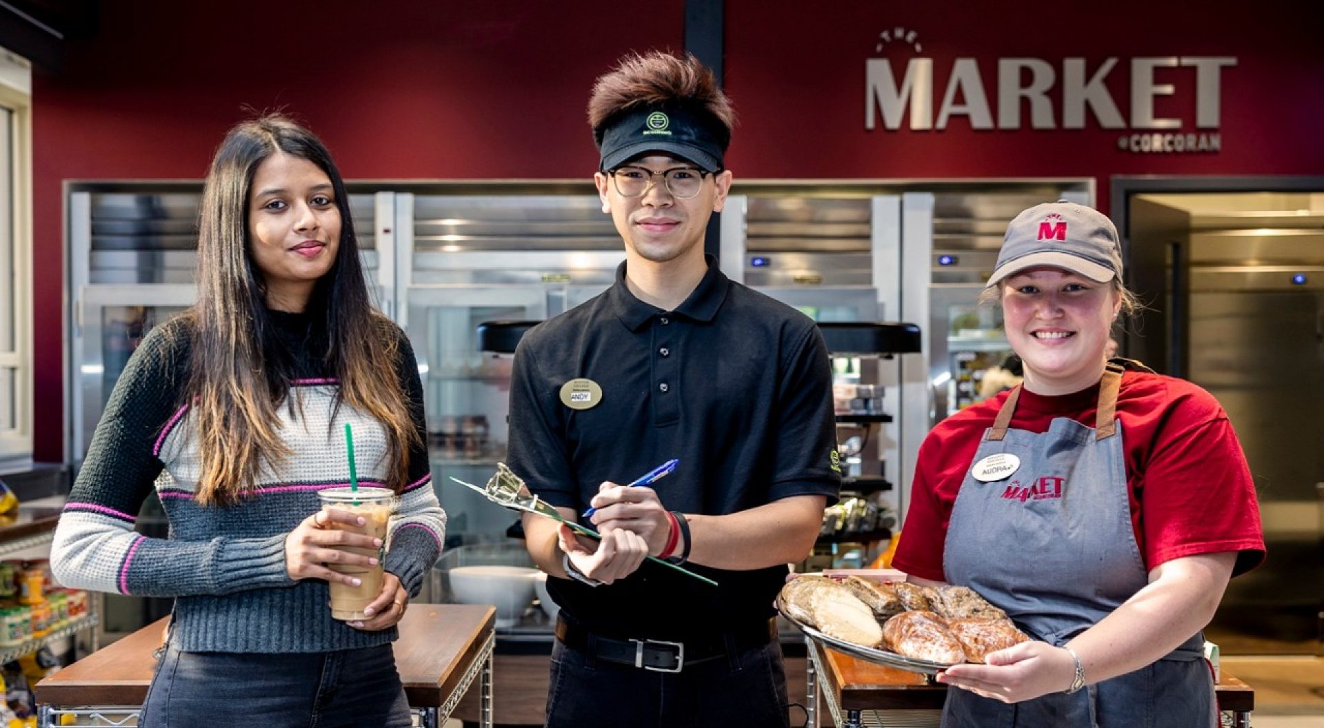 student Dining employee at Hillside