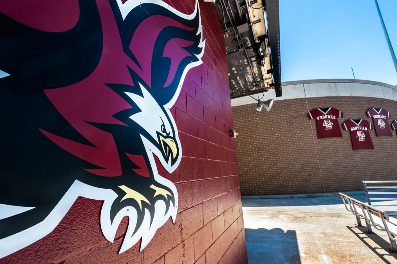 Details of the athletic field house