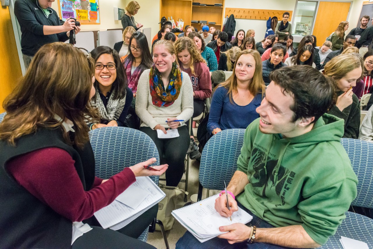 Attendees at BC's USAD Book-a-Thon workshop