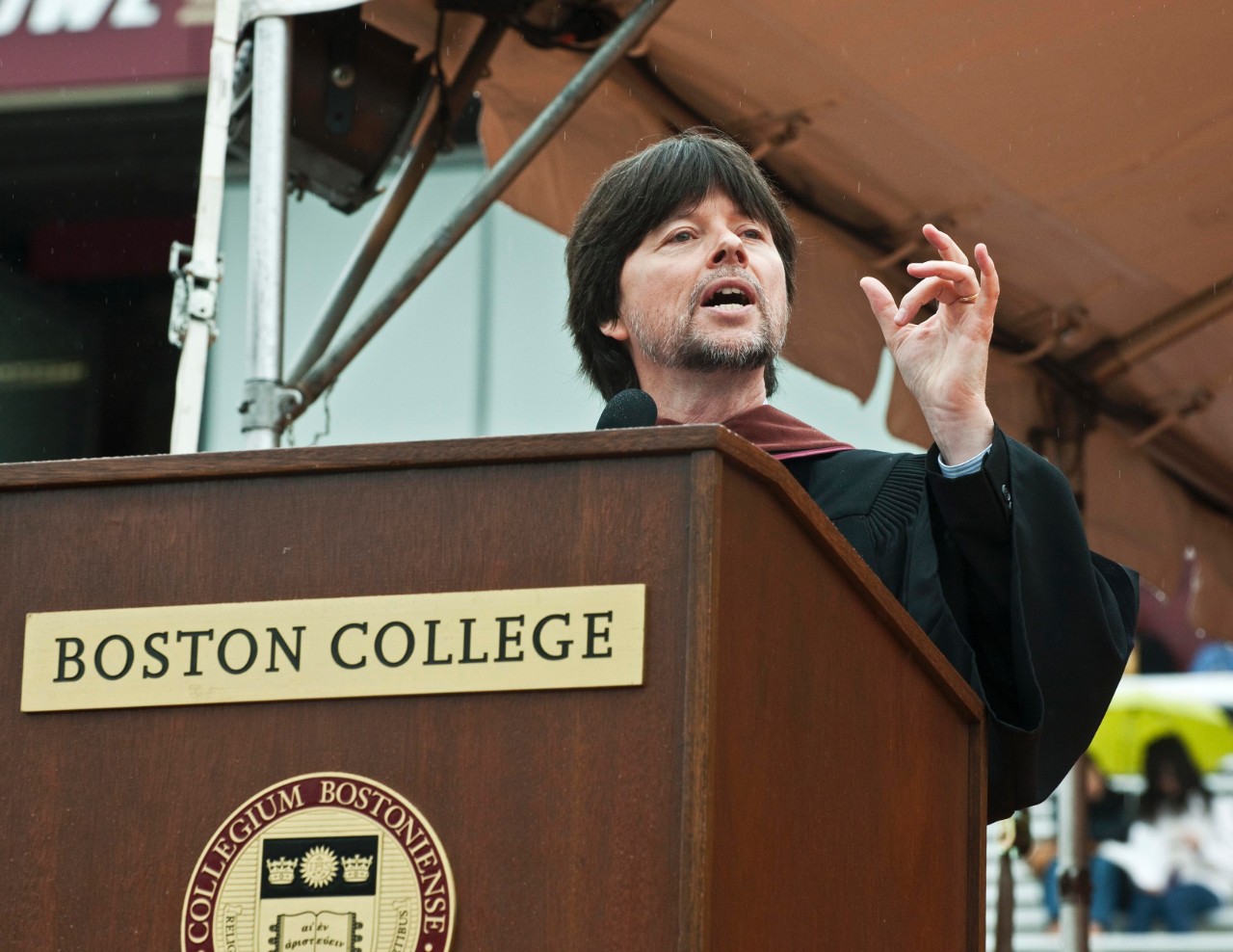 Ken Burns at Boston College in 2009