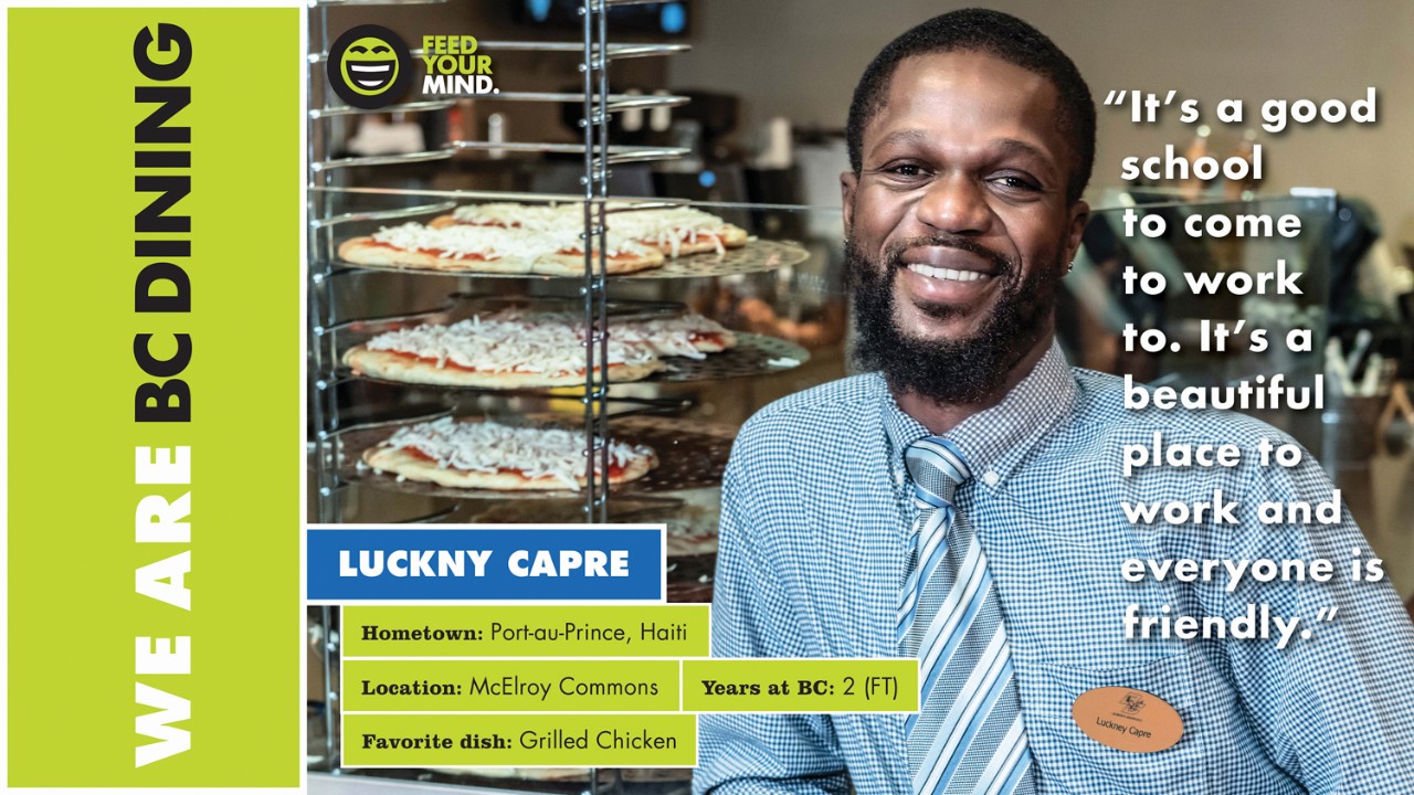 BC Dining Poster: Luckny Capre