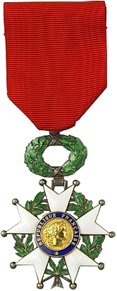 The medal of the Légion d'honneur
