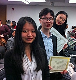 Three BC students honored