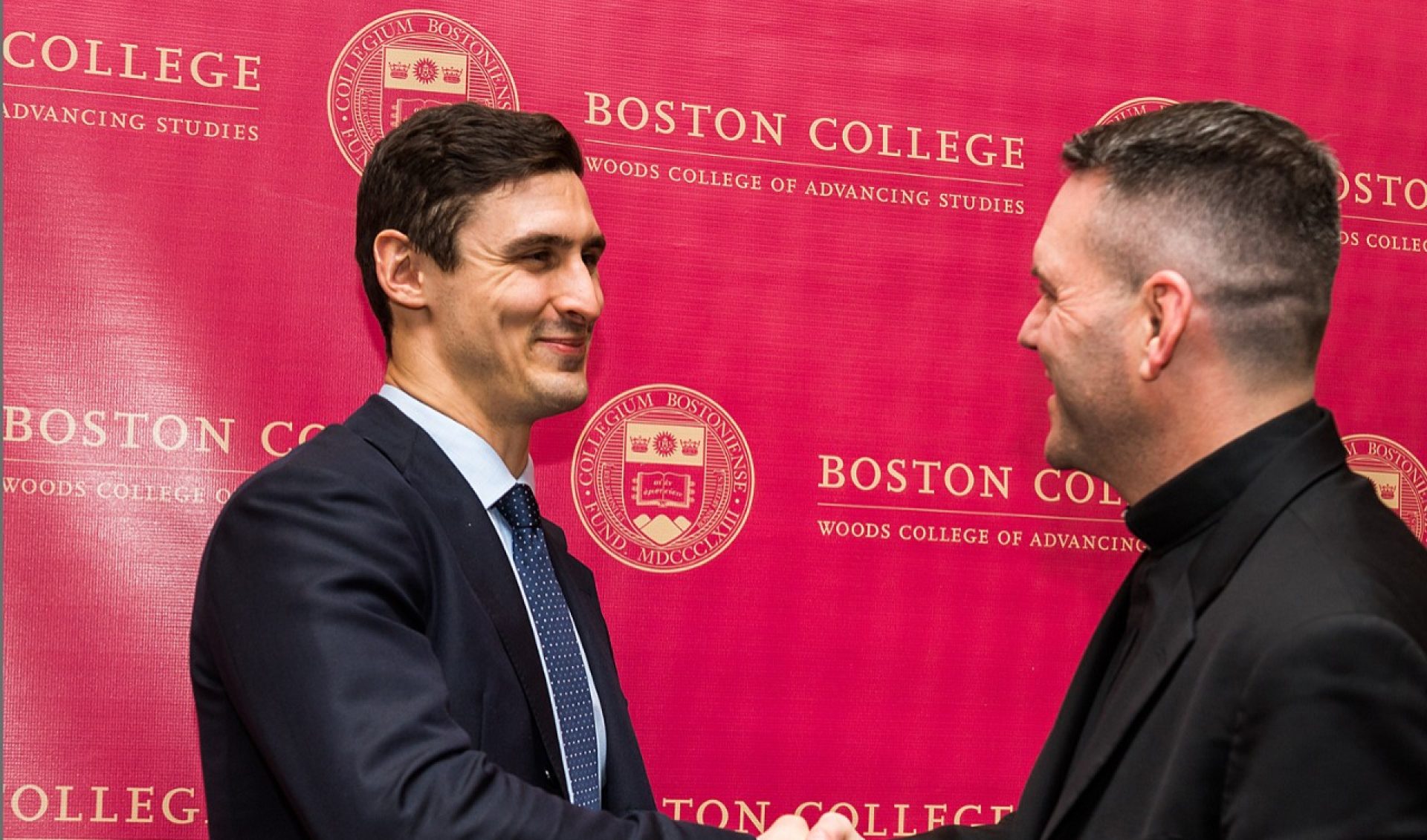 Chris Kreider and Rev. James Burns, I.V.D.