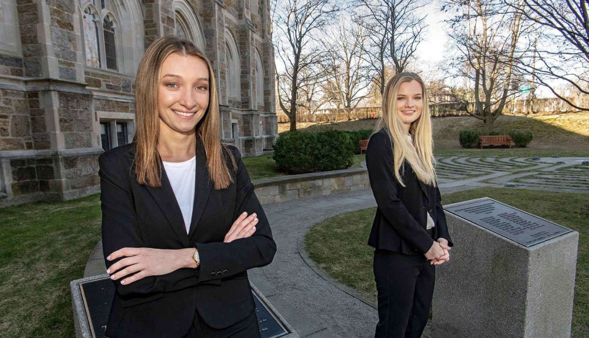 Caroline Gillette and Angela McCarthy