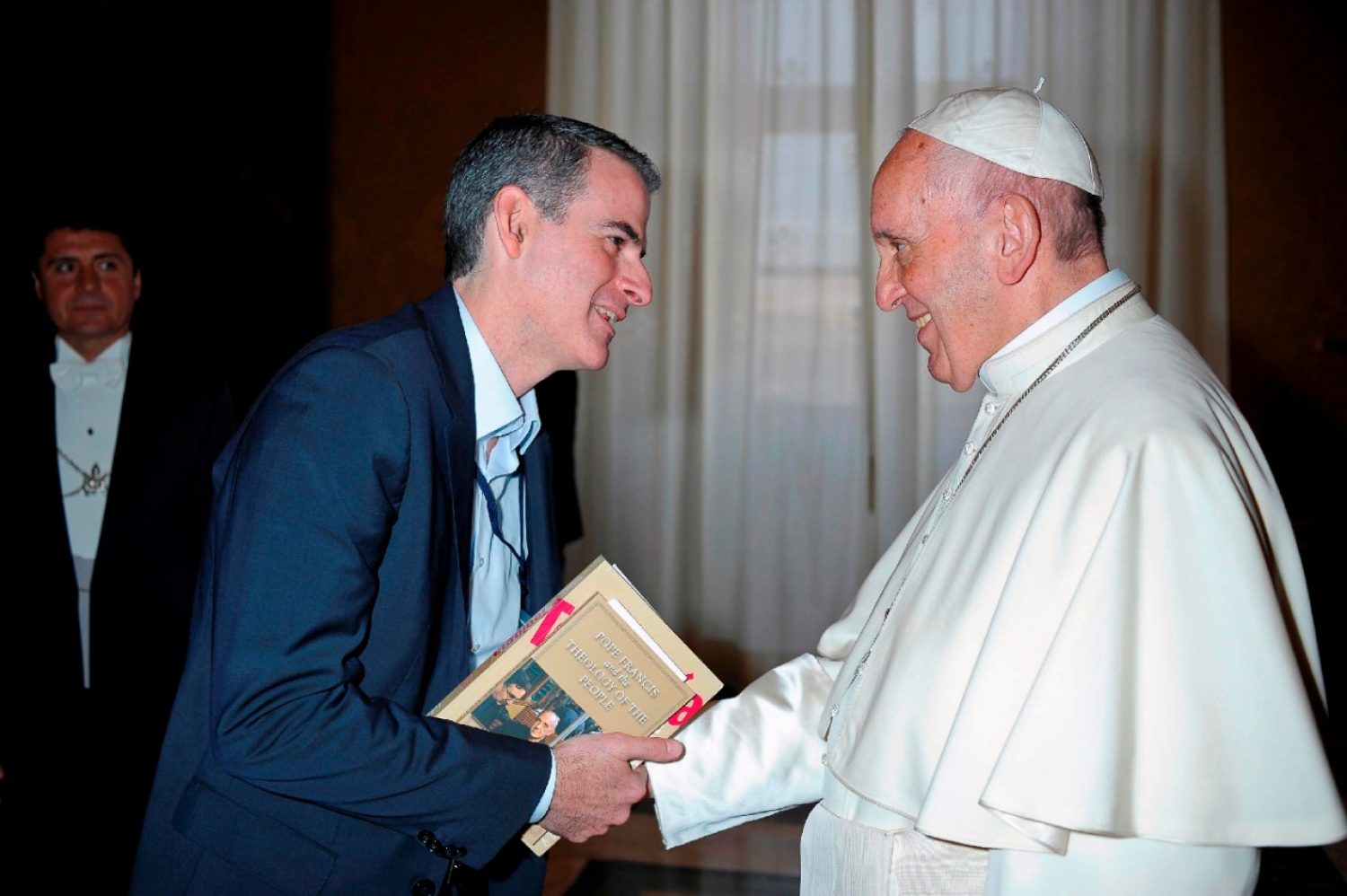 Rafael Luciani and Pope Francis