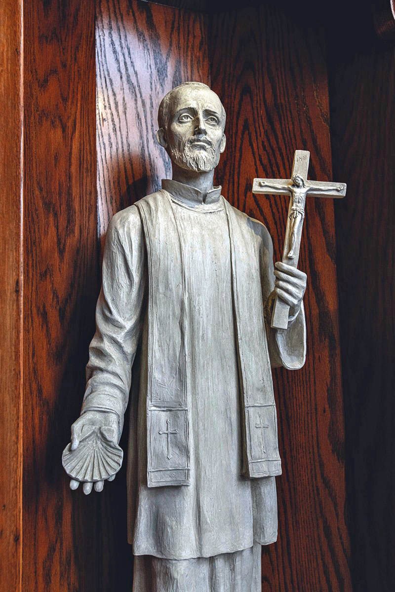 A statue of Saint Francis Xavier