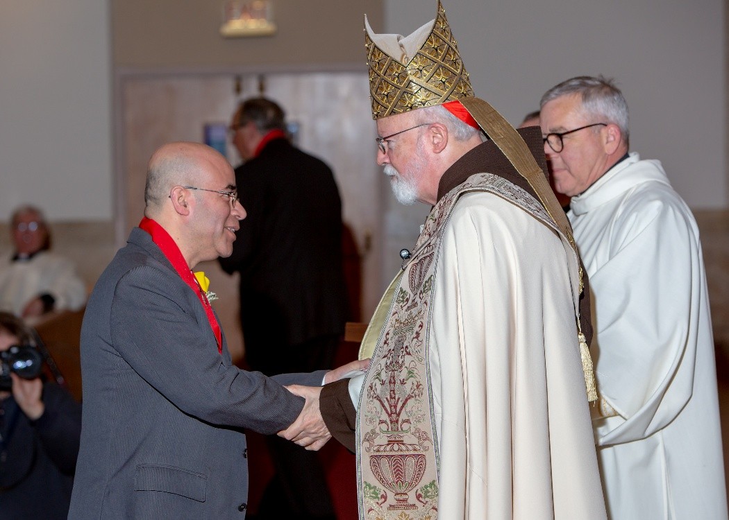 Hosffman Ospino and Cardinal O'Malley