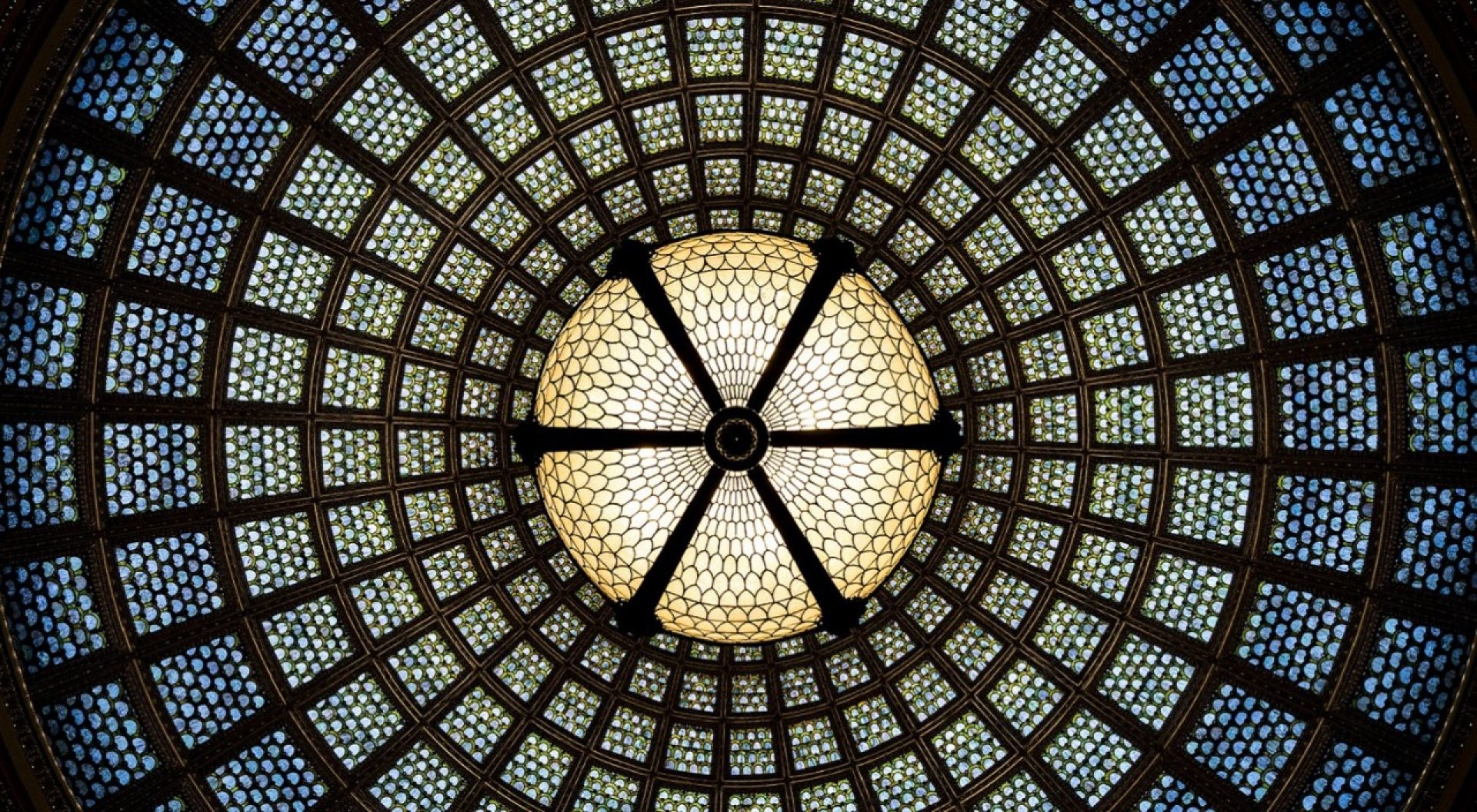 stained glass dome