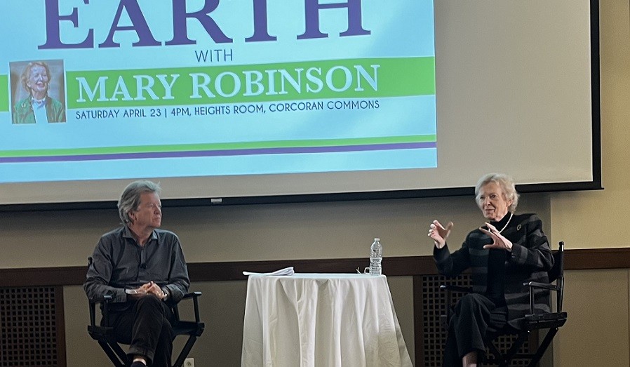 Mary Robinson at Hosting Earth