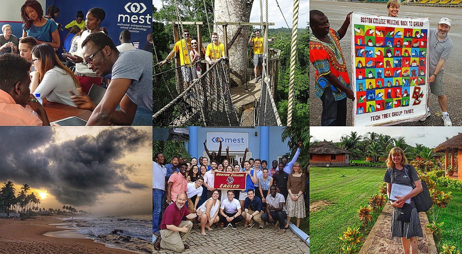 Student participants in BC TechTrek to Ghana