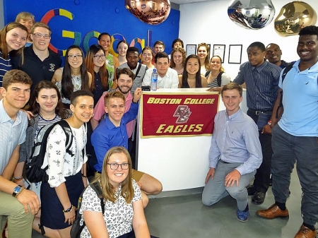 BC Students Visit Google's Ghana office