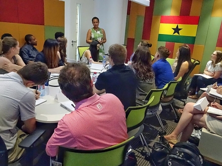 A TechTrek Ghana information session