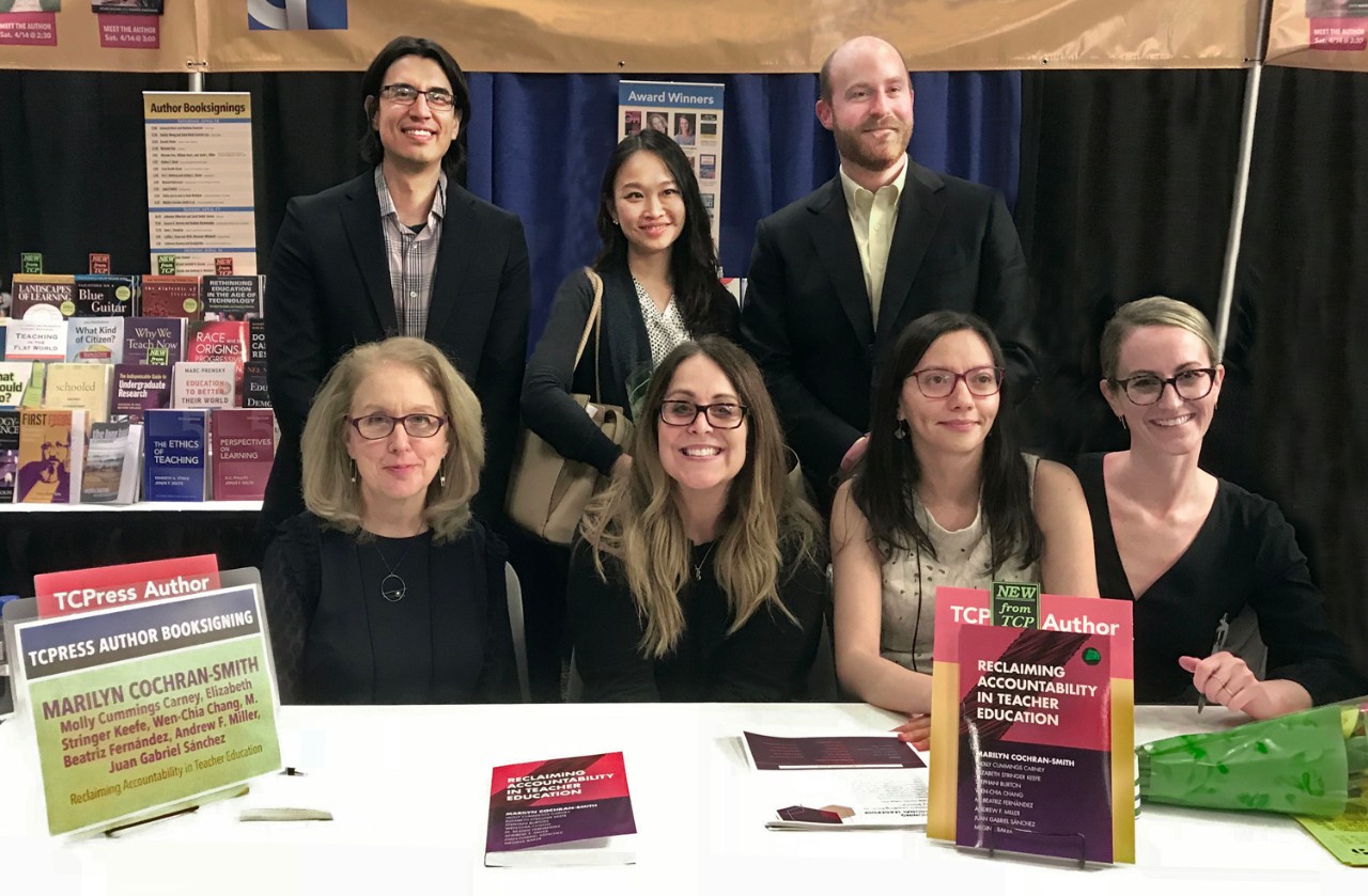 The authors at a book signing