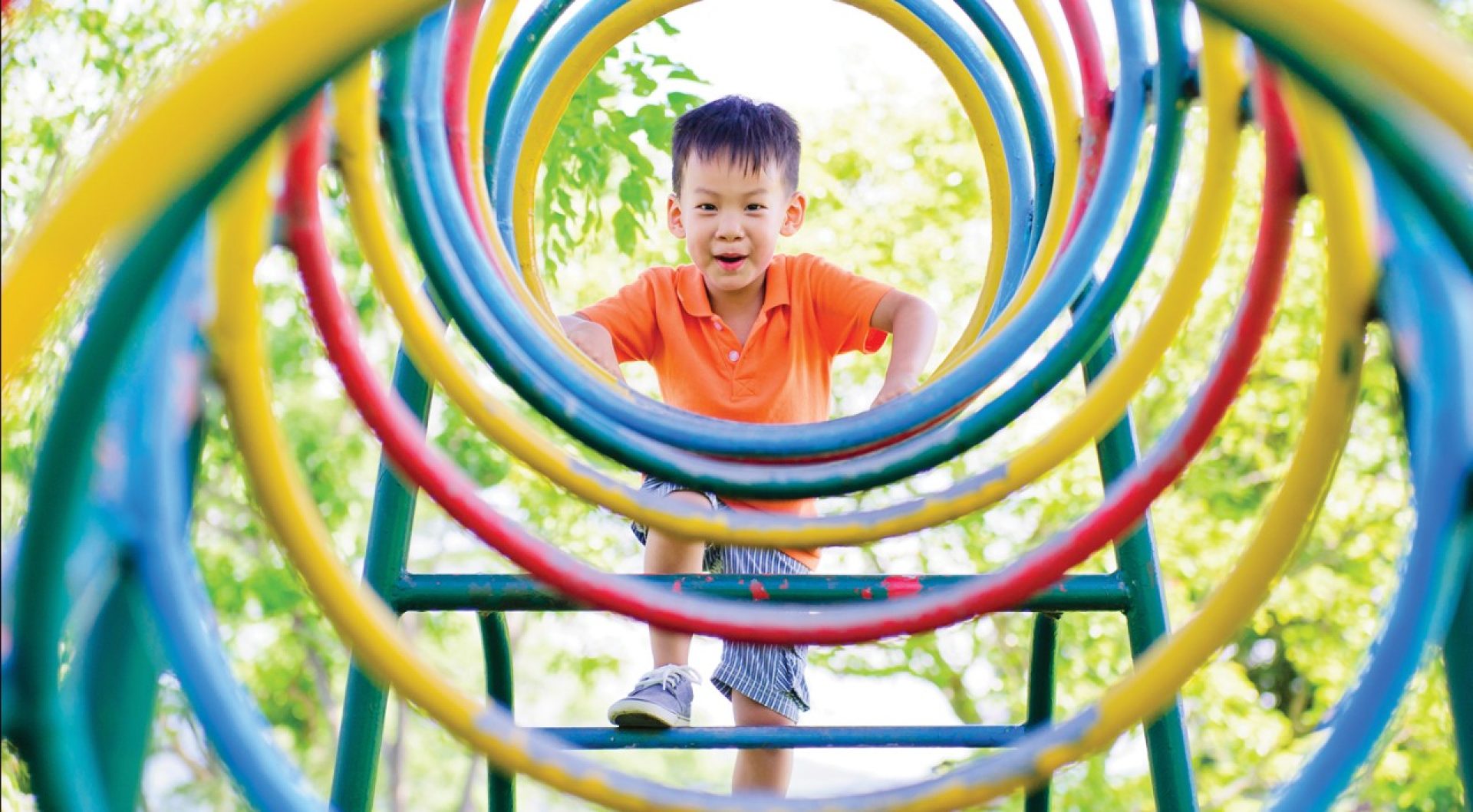 Child on playground