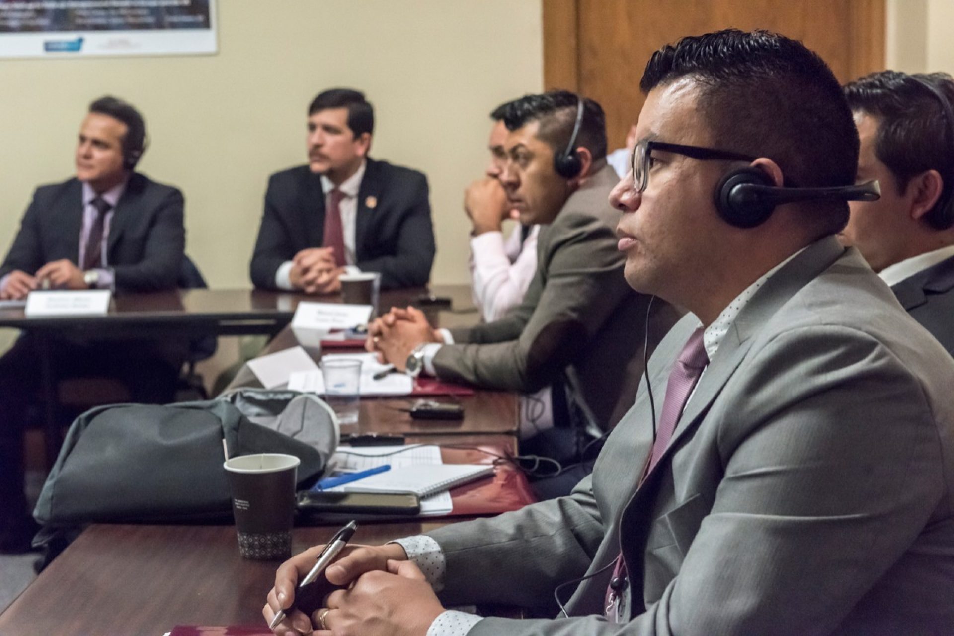 olice officials from Mexico at the weeklong program organized by Boston College's Global Leadership Institute. (Lee Pellegrini)
