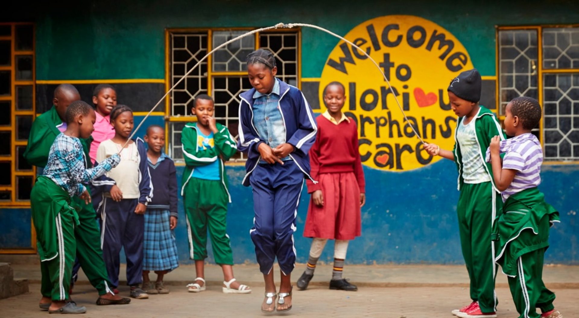 children at play in Tanzania