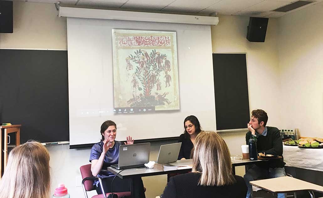 MENA-1030 Students discussed their experiences in the Middle East/North Africa