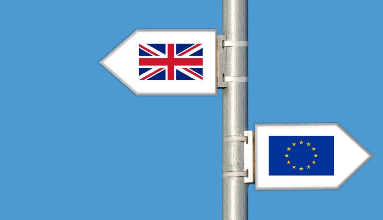UK and EU flags