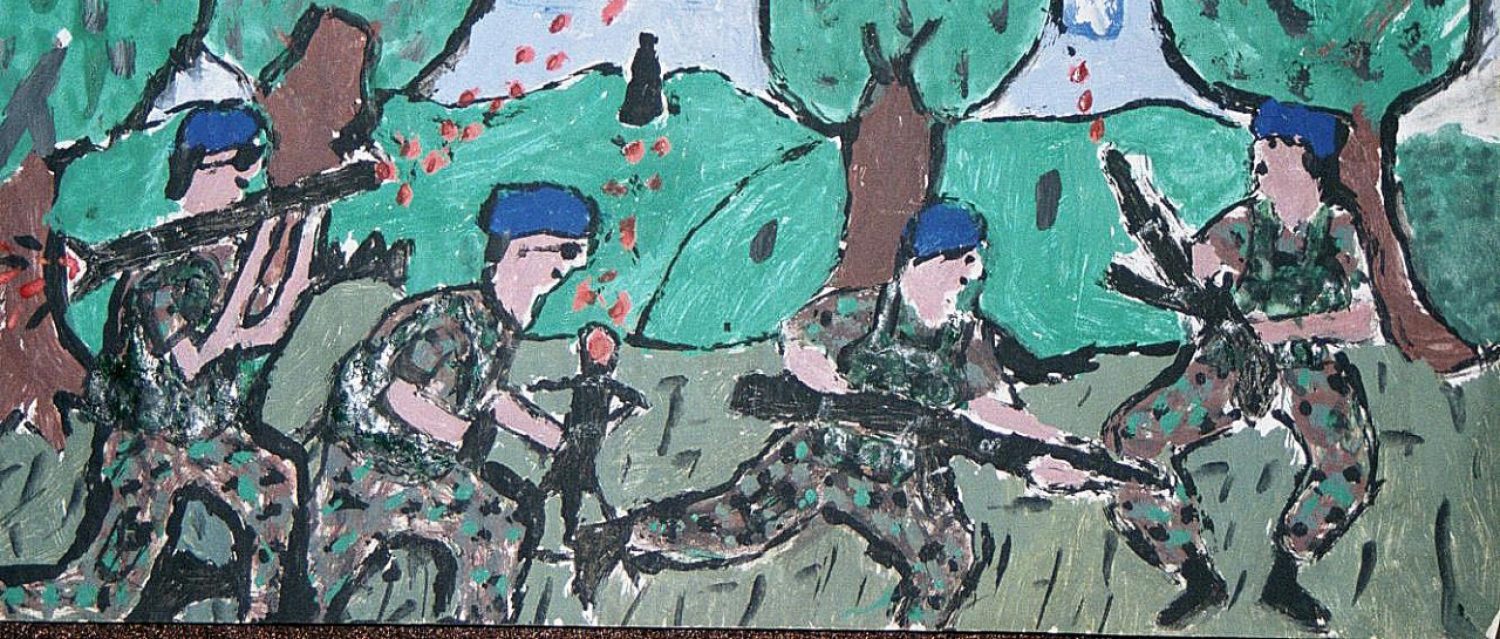 Artwork of former child solider
