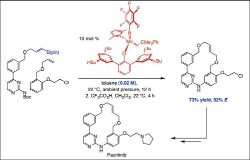 “Kinetically E-selective macrocyclic ring-closing metathesis