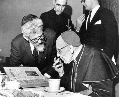 Rabbi Abraham Heschel and Cardinal Augustin Bea