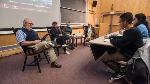 Mark Massa, S.J., Susannah Heschel, Ruth Langer, and Mark Silk.