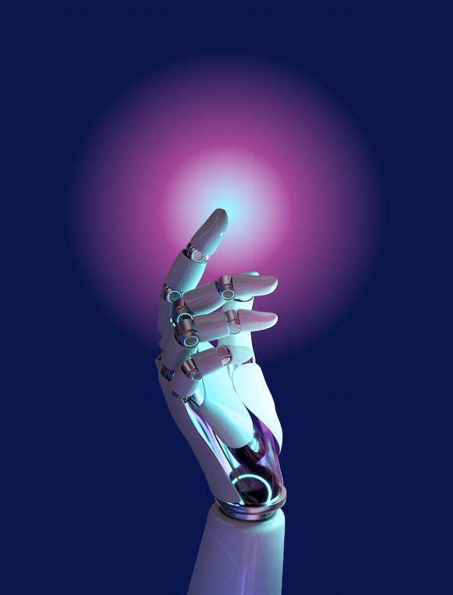 image of robotic hand