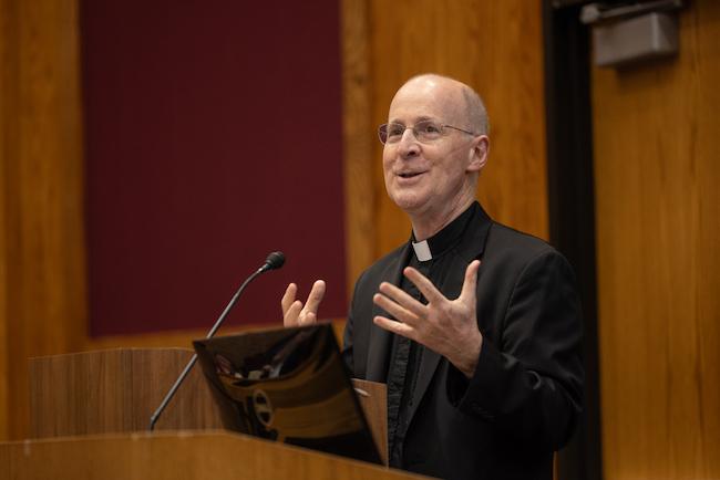 Fr. James Martin at the podium