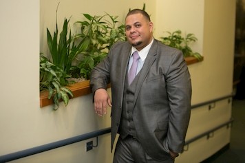 Photo of Garcia leaning