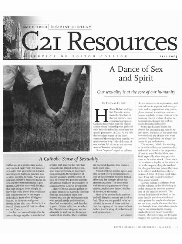 C21 Resources A Dance of Sex and Spirit cover image