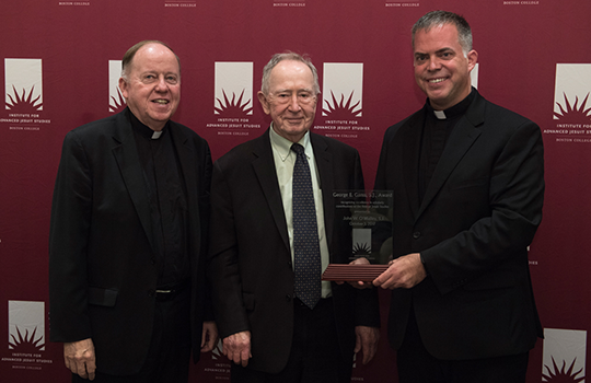 Award presented to Father John O'Malley