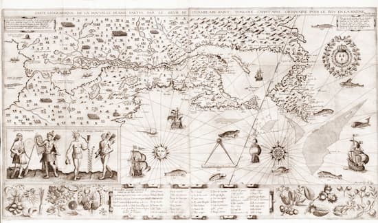 Map of New France, 1612