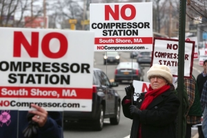 Photo of Weymouth Compressor Protest