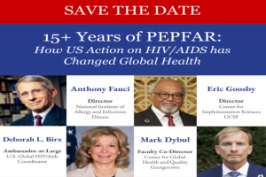 Photo of Save the Date PEPFAR 10.07.2019