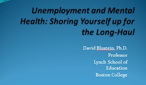 Unemployment and mental health