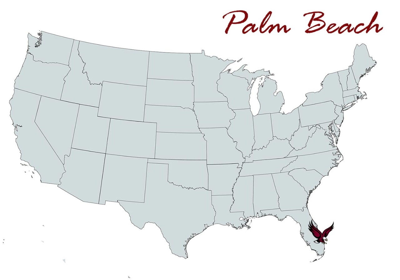 Palm Beach Chapter Map Location Marker