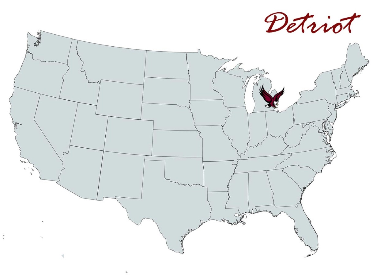 Detroit Chapter Map Marker